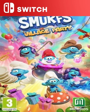 【SWITCH中文】蓝精灵：乡村派对.The Smurfs Village Party-游戏饭