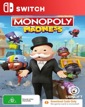 【SWITCH中文】地产大亨：狂乐派对.Monopoly Madness-游戏饭